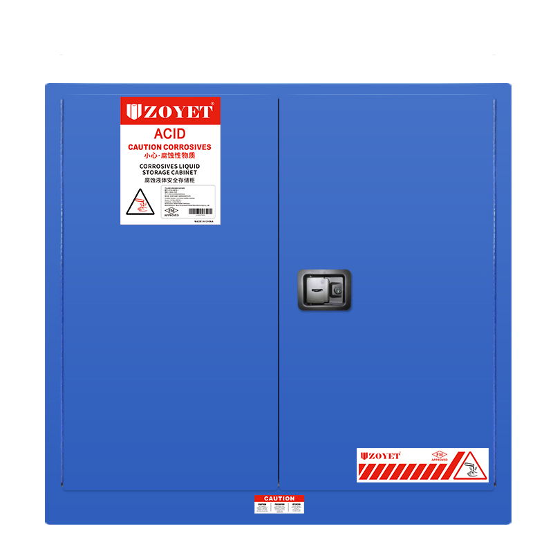 FM腐蚀品安全柜（30加仑/114升）双门，自动关门