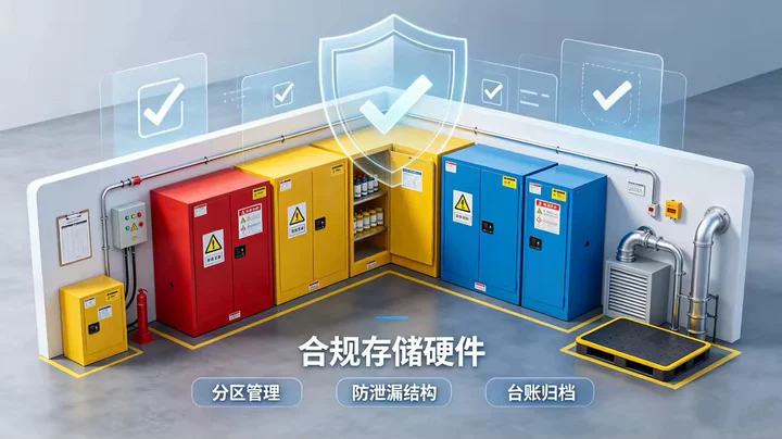 合规为先，安全固本｜众御ZOYET安全储存柜赋能企业危化品标准化存储管理